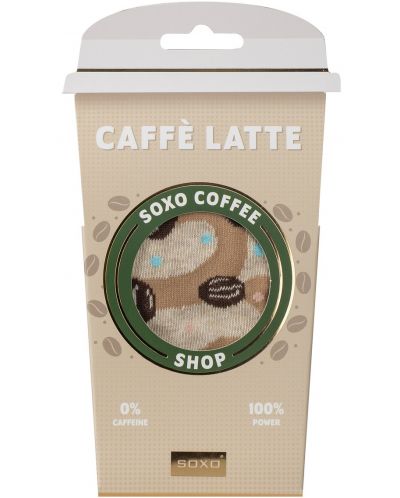 Ženske čarape SOXO - Caffe Latte - 1