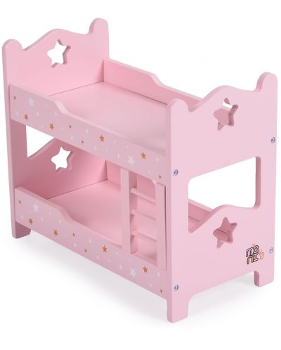Drveni krevet na kat za lutku Moni Toys - A003 - 3
