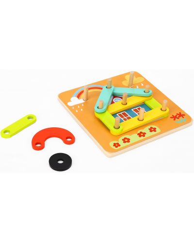 Dječja edukativna slagalica Tooky toy - 4 u 1 - 4