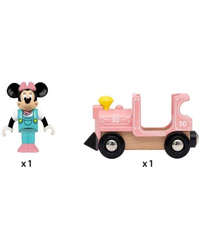Drvena igračka Brio – Vlak Minnie Mousea - 3