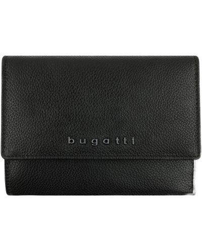 Ženski kožni novčanik Bugatti Bella - Flip, RFID zaštita, crni - 1