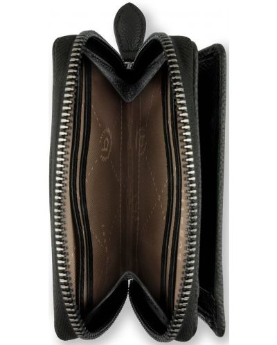 Ženski kožni novčanik Bugatti Bella - S 1 zatvaračem, crni - 5