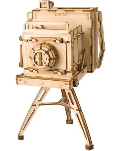 Drvena 3D slagalica Robo Time od 142 dijela - Vintage kamera - 1