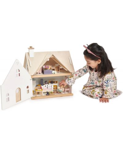 Drvena kućica za lutke Tender Leaf Toys - Naša kućica - 5