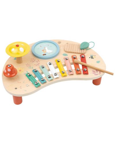Drveni stol s glazbenim instrumentima Lelin - 2