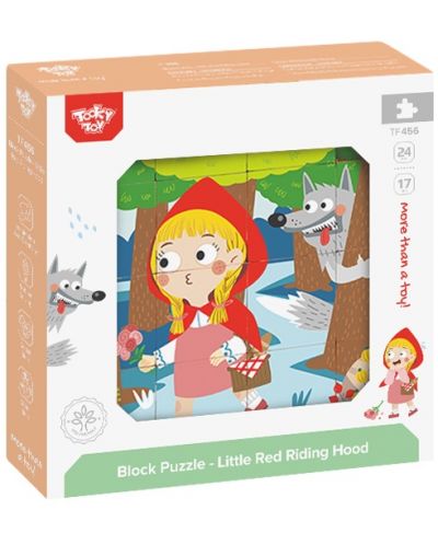 Drvene kocke Tooky Toy - Red Riding Hood - 2