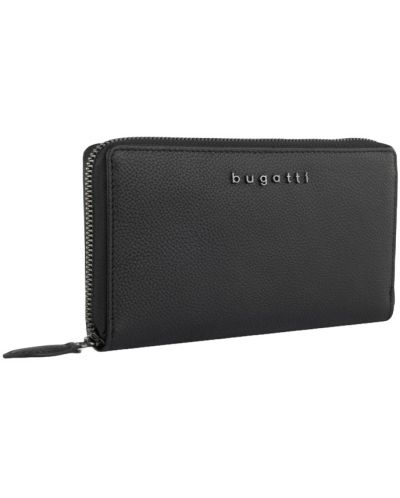 Ženski kožni novčanik Bugatti Bella - Long, RFID zaštita, crni - 2