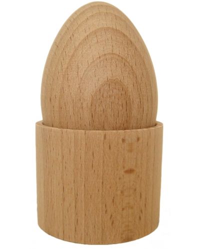 Drvena igračka Smart Baby - Jaje s Montessori šalicom - 1