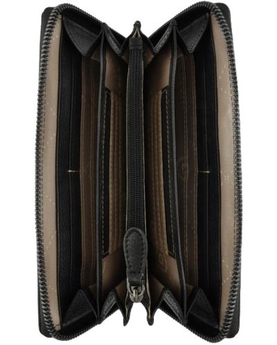 Ženski kožni novčanik Bugatti Bella - Long, RFID zaštita, crni - 3