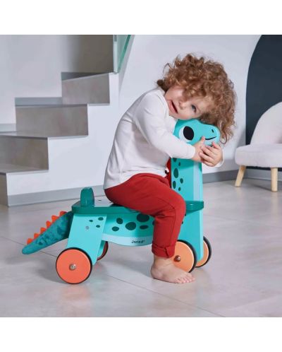 Drvena igračka za jahanje Janod - Dinosaur - 3
