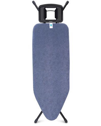 Daska za peglanje s masivnim stalkom za glačalo Brabantia - Denim Blue, C 124 x 45 cm - 2