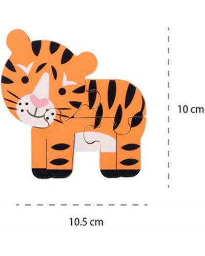 Drvena slagalica Orange Tree Toys - Tigar - 4