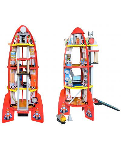 Drveni set Acool Toy - Svemirski brod - 2