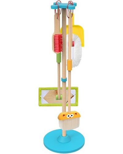 Drveni set za čišćenje Tooky toy - 2