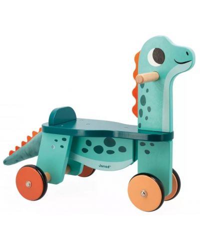 Drvena igračka za jahanje Janod - Dinosaur - 1