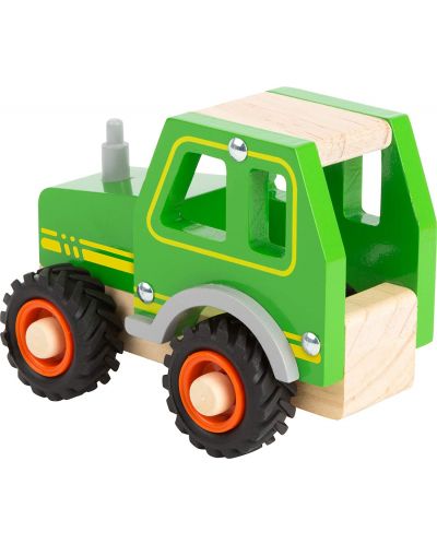 Drvena igračka Small Foot - Traktor, zeleni - 2
