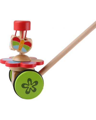Drvena igračka za guranje HaPe International – Plešući leptir, drvena - 3