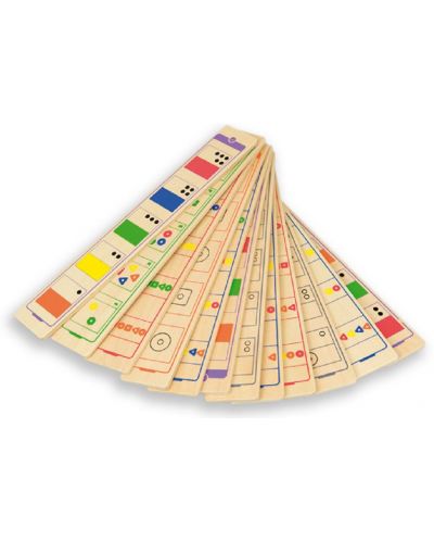 Drvena logička igra Andreu toys – Oblici i boje - 3