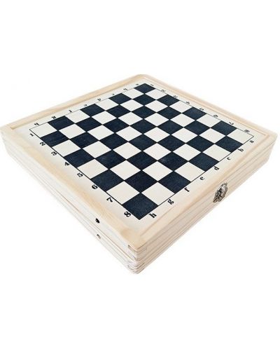 Drvena igra s cekerima 2 u 1 Acool Toy - Gumica i šah - 2