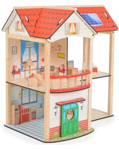 Drvena kućica za lutke Moni Toys - Elly - 3