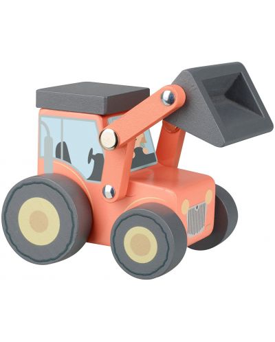 Drvena igračka Orange Tree Toys - Traktor s utovarivačem - 2