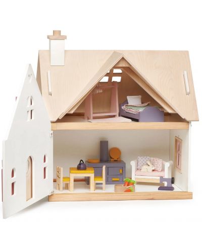 Drvena kućica za lutke Tender Leaf Toys - Naša kućica - 2
