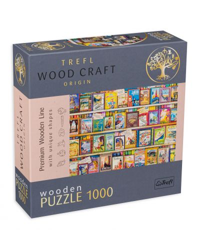 Drvena slagalica Trefl od 1000 dijelova - Svjetski vodiči - 1