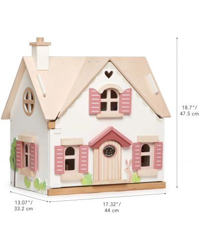 Drvena kućica za lutke Tender Leaf Toys - Naša kućica - 6