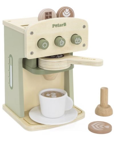 Drvena igračka Viga Polar B - Aparat za kavu, zeleni - 1