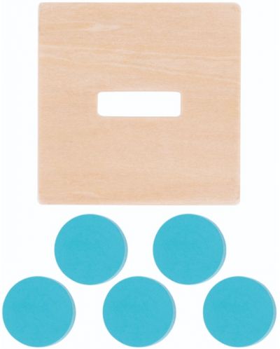 Drvena kocka 4 u 1 Tooky Toy - Montessori - 3