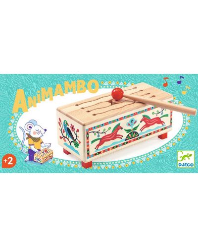 Drvena igračka Djeco - Bubanj Animambo - 2