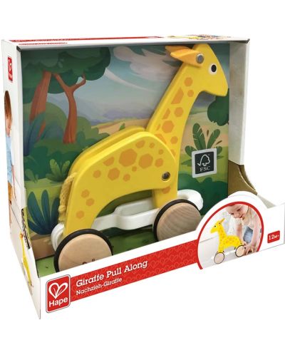 Drvena igračka HaPe International  - Žirafa na kotačima - 2