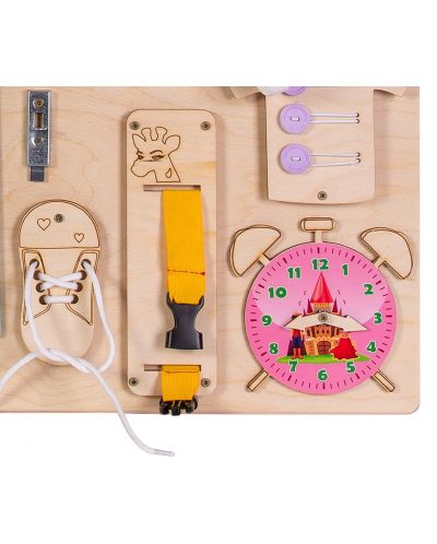 Drvena zabavna Montessori elektronička ploča Moni Toys - 6