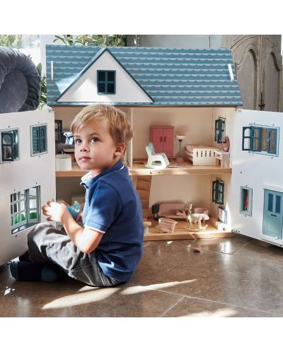 Drvena kućica za lutke Tender Leaf Toys - Dovetail House - 5