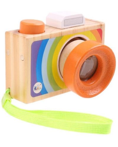 Drvena igračka Acool Toy - Kamera kaleidoskop u boji - 2