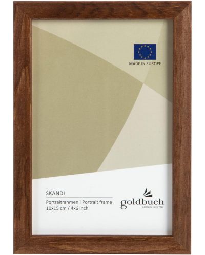 Drveni okvir za fotografije Goldbuch - Smeđi, 10 x 15 cm - 1