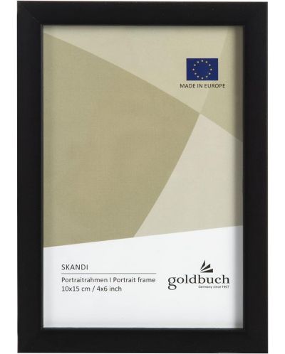 Drveni okvir za fotografije Goldbuch - Crni, 10 x 15 cm - 1