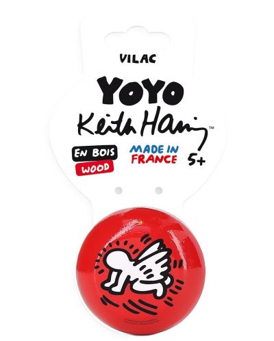 Drvena igračka Vilac - Yo-yo, dizajnirano od Keith Haring - 3