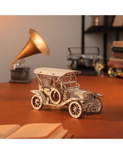 Drvena 3D slagalica Robo Time od 298 dijelova - Vintage auto - 2