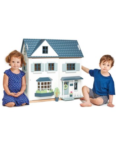 Drvena kućica za lutke Tender Leaf Toys - Dovetail House - 4