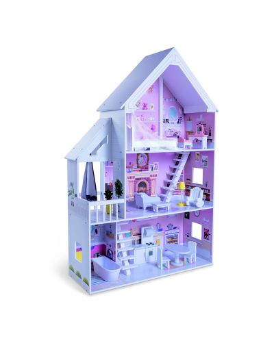 Drvena kućica za lutke s namještajem Moni Toys - Cinderella, 4127 - 2