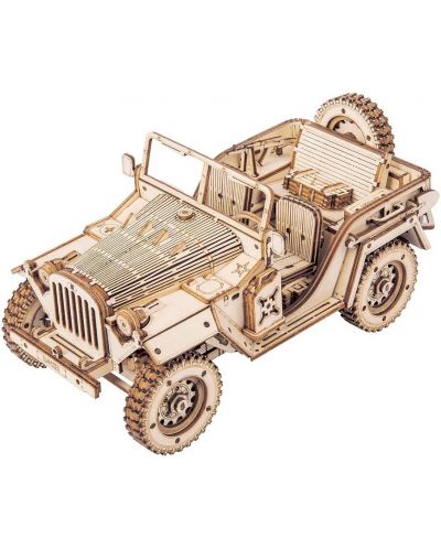 Drvena 3D slagalica Robo Time od 369 dijelova - Vojno terensko vozilo - 1
