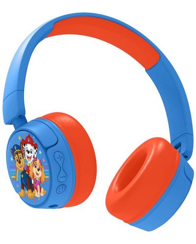 Dječje slušalice OTL Technologies - Paw Patrol, bežične, plavo/narančaste - 3
