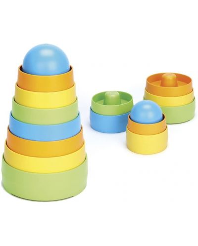 Dječja igračka za sortiranje Green Toys, Toranj, 8 dijelova - 1