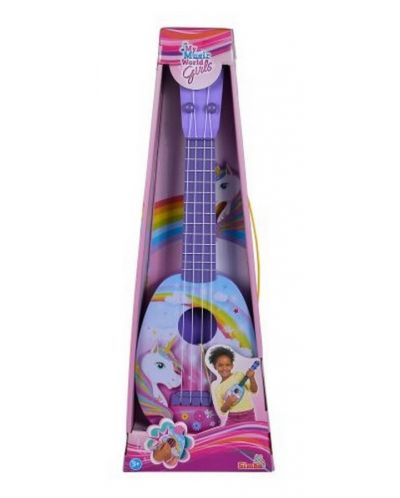 Dječji glazbeni instrument Simba Toys - Ukulele MMW, jednorog - 2