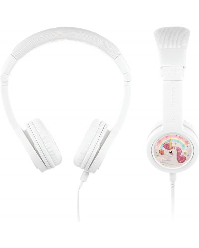 Dječje slušalice s mikrofonom BuddyPhones - Explore+, bijele - 3