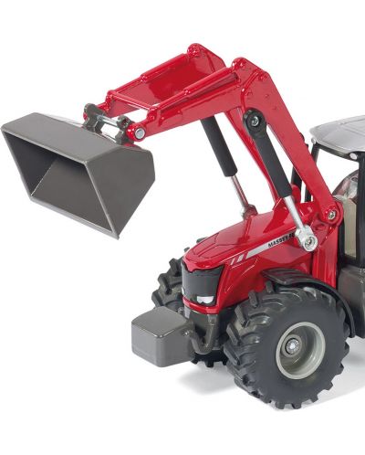 Dječja igračka Siku - Massey Ferguson traktor sa prednjim utovarivačem, 1:50 - 2