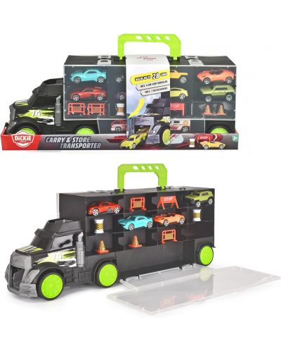 Dječja igračka Dickie Toys - kamion za prijevoz automobila, s 4 autića - 6