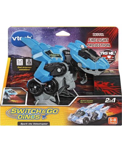 Dječja igračka Vtech - Velociraptor Spark - 1