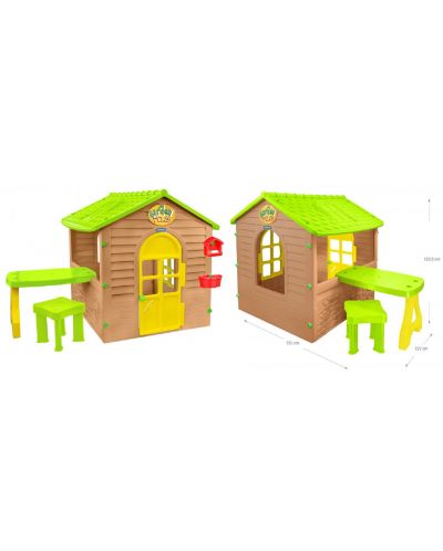 Dječja kuća Mochtoys - Sa stolom i stolicom - 1